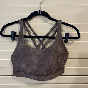 Lululemon Energy Bra Purple 8